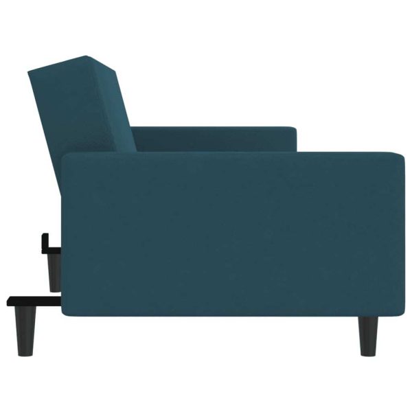 Ellington 2-Seater Sofa Bed Velvet – Blue