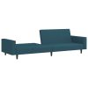 Ellington 2-Seater Sofa Bed Velvet – Blue