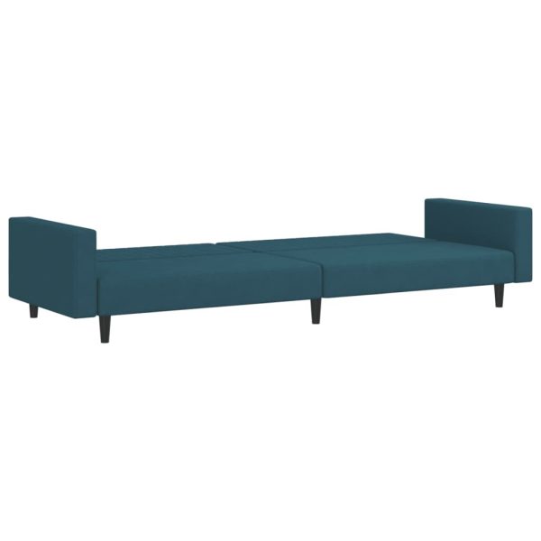 Ellington 2-Seater Sofa Bed Velvet – Blue