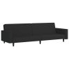 Ellington 2-Seater Sofa Bed Velvet – Black