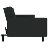 Ellington 2-Seater Sofa Bed Velvet – Black