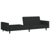 Ellington 2-Seater Sofa Bed Velvet – Black