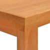Desk Solid Teak Wood – 120x45x75 cm, Brown