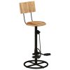 Bar Stools 2 pcs Solid Wood – Solid Mango Wood