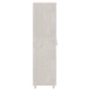 Wardrobe 89x50x180 cm Solid Wood Pine – White