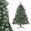 Artificial Christmas Tree with Stand PVC – 120×85 cm