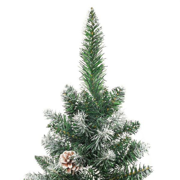 Artificial Slim Christmas Tree with Stand PVC – 120×38 cm