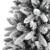 Artificial Christmas Tree with Flocked Snow PVC&PE – 150×63 cm