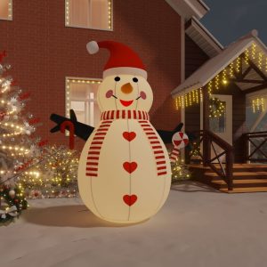 Inflatable Snowman with LEDs – 300 cm