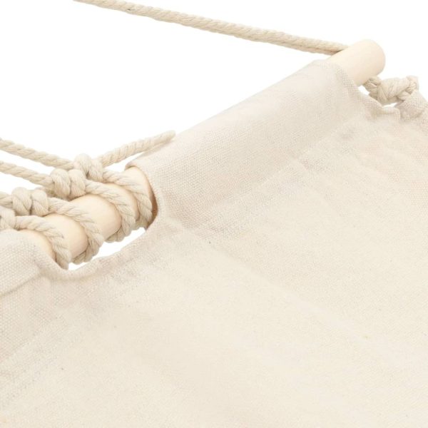 Hammock with Bar 210 x 150 cm – Cream