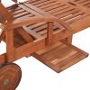 Sun Lounger Solid Acacia Wood – 1 Sunlounger