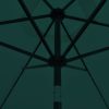 LED Cantilever Umbrella 3 m – Green