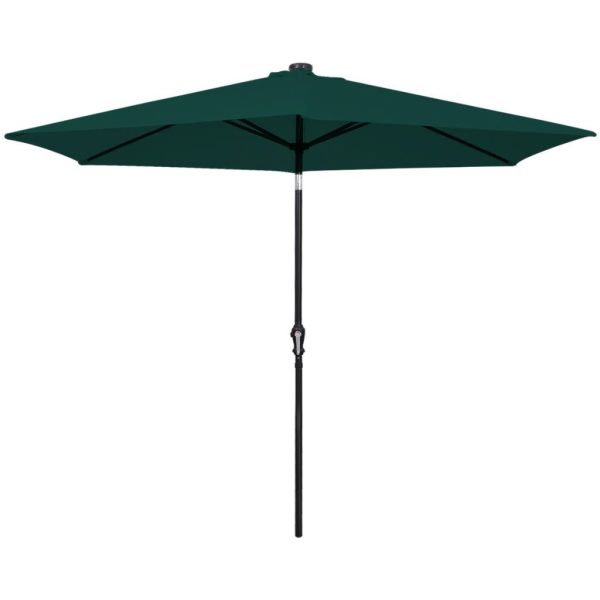 LED Cantilever Umbrella 3 m – Green