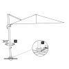 Cantilever Umbrella with Aluminium Pole – 300×300 cm, Sand