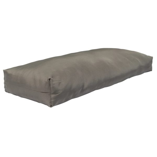 Pallet Cushions 2 pcs Grey Polyester