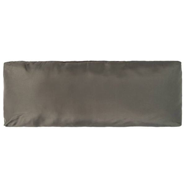 Pallet Cushions 2 pcs Grey Polyester