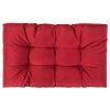 Pallet Cushions 3 pcs Red Polyester