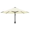 Wall-Mounted Parasol with Metal Pole 300 cm – Sand