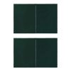 Party Tent Doors 2 pcs with Zipper Green