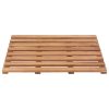 Bath Mats 2 pcs Solid Acacia Wood 56×37 cm