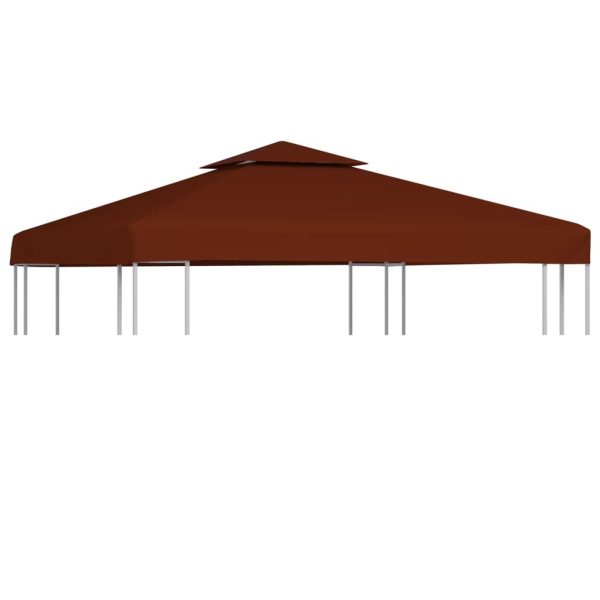 Waterproof Gazebo Cover Canopy 310 g / m – 3×3 m, Terracotta