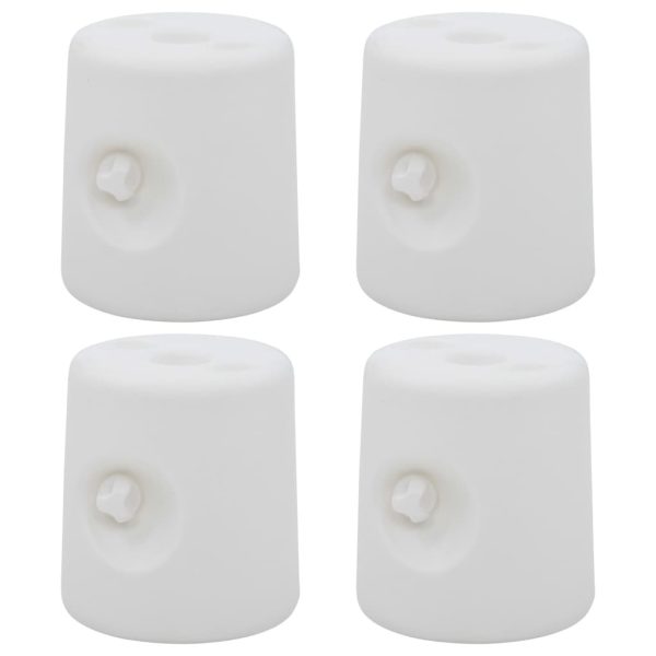 Gazebo Weights 4 pcs PE – White