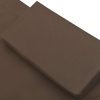 Outdoor Lounge Bed with Canopy & Pillow – Brown