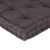 Pallet Floor Cushion Cotton 120x40x7 cm Anthracite