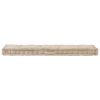 Pallet Floor Cushion Cotton 120x40x7 cm Beige