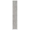 Bathroom Cabinet 30x30x183.5 cm Engineered Wood – Concrete Grey, With Handle