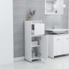 Bathroom Cabinet 30x30x95 cm Engineered Wood – White