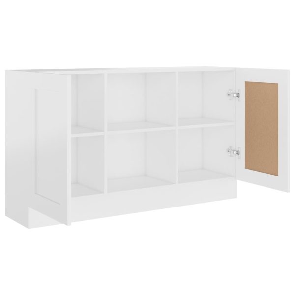 Sideboard 120×30.5×70 cm – White, Engineered wood
