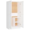 Wardrobe 82.5×51.5×180 cm Engineered Wood – White