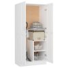 Wardrobe 82.5×51.5×180 cm Engineered Wood – White