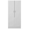 Wardrobe 82.5×51.5×180 cm Engineered Wood – White