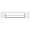 Dorchester TV Cabinet with LED Lights 135x39x30 cm – White