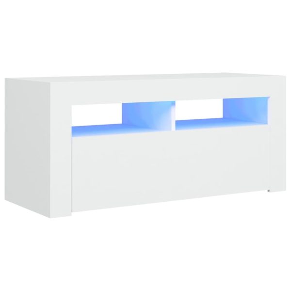 Ellon TV Cabinet with LED Lights 90x35x40 cm