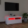 Ellon TV Cabinet with LED Lights 90x35x40 cm – White