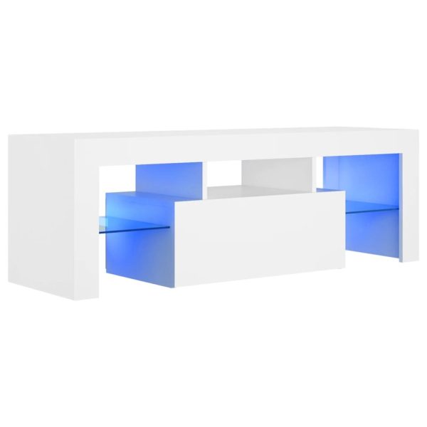 Crigglestone TV Cabinet with LED Lights 120x35x40 cm