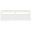 Closter TV Cabinet with LED Lights 120x35x40 cm – White