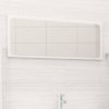 Bathroom Mirror Engineered Wood – 90×1.5×37 cm, High Gloss White