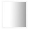 LED Bathroom Mirror 40×8.5×37 cm Acrylic – White