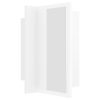 LED Bathroom Mirror Cabinet 40x12x45 cm – White