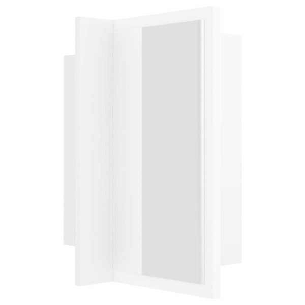 LED Bathroom Mirror Cabinet 40x12x45 cm – White