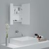 LED Bathroom Mirror Cabinet 40x12x45 cm – White