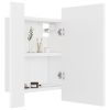 LED Bathroom Mirror Cabinet 40x12x45 cm – White