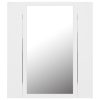 LED Bathroom Mirror Cabinet 40x12x45 cm – White