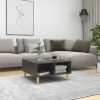 Coffee Table 60x60x30 cm Engineered Wood – Grey