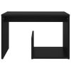Vandalia Side Table 59x36x38 cm Engineered Wood – Black
