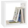 Wall Cube Shelves 6 pcs – 30x15x30 cm, White